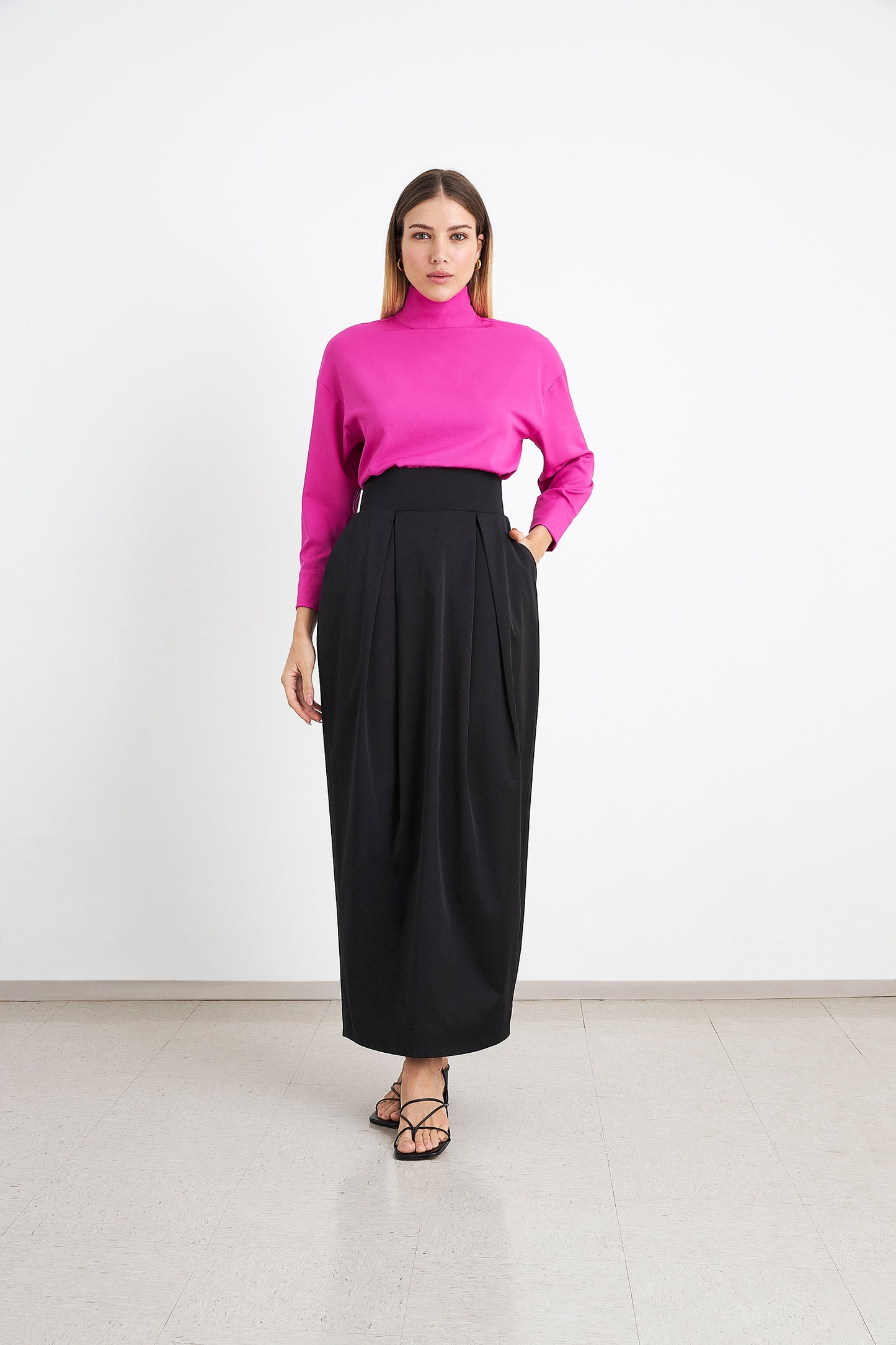 Abajour Skirt w/ Pleat