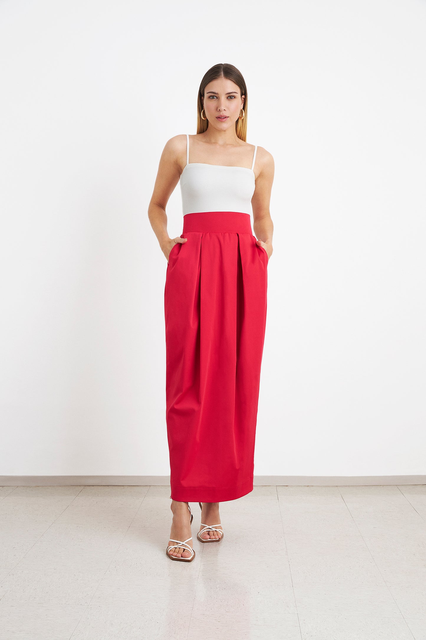 Abajour Skirt w/ Pleat