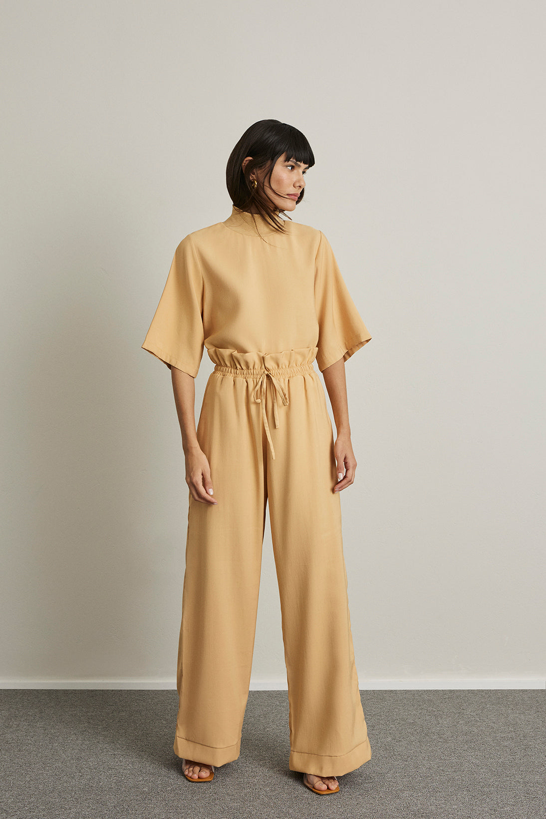 Blusa gola ribana - Kronne