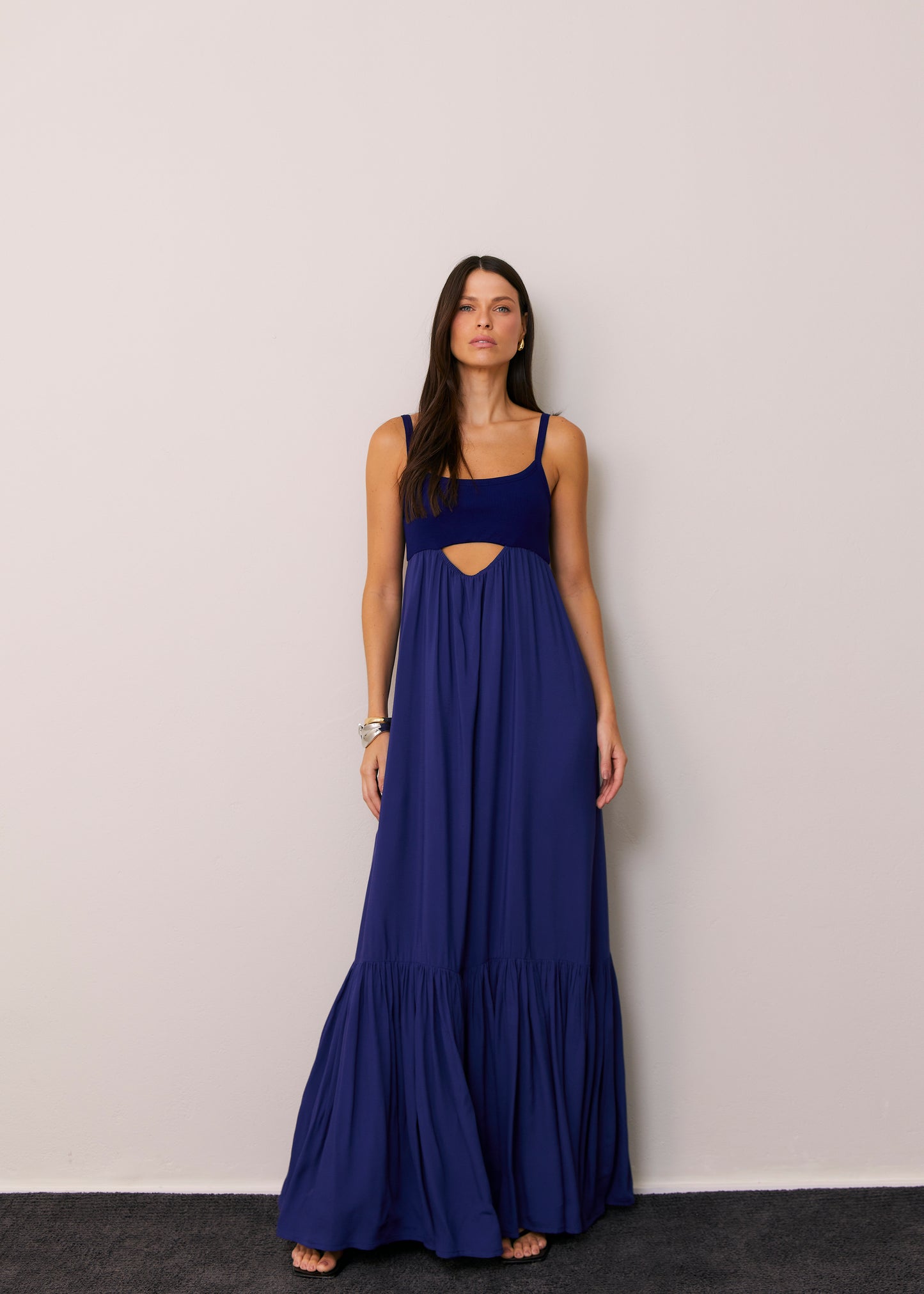 VESTIDO FLUIDO COM TOP KRONNE