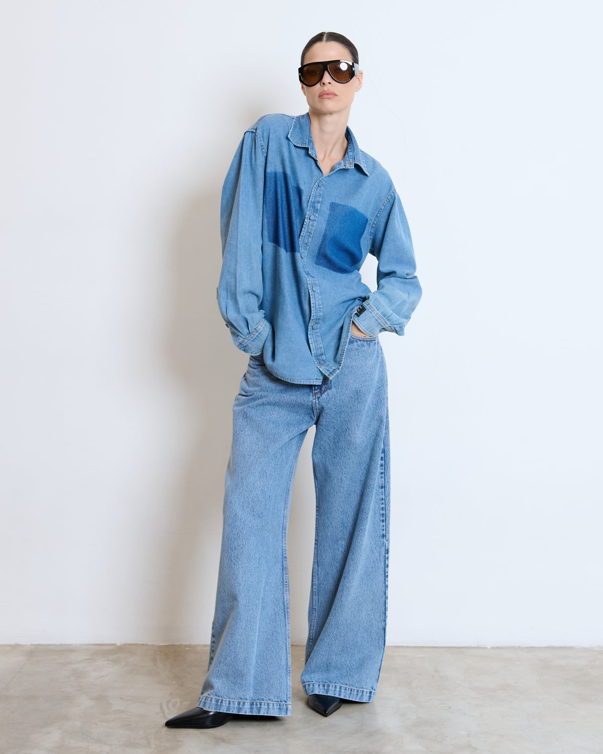 CAMISA OVER JEANS KRONNE