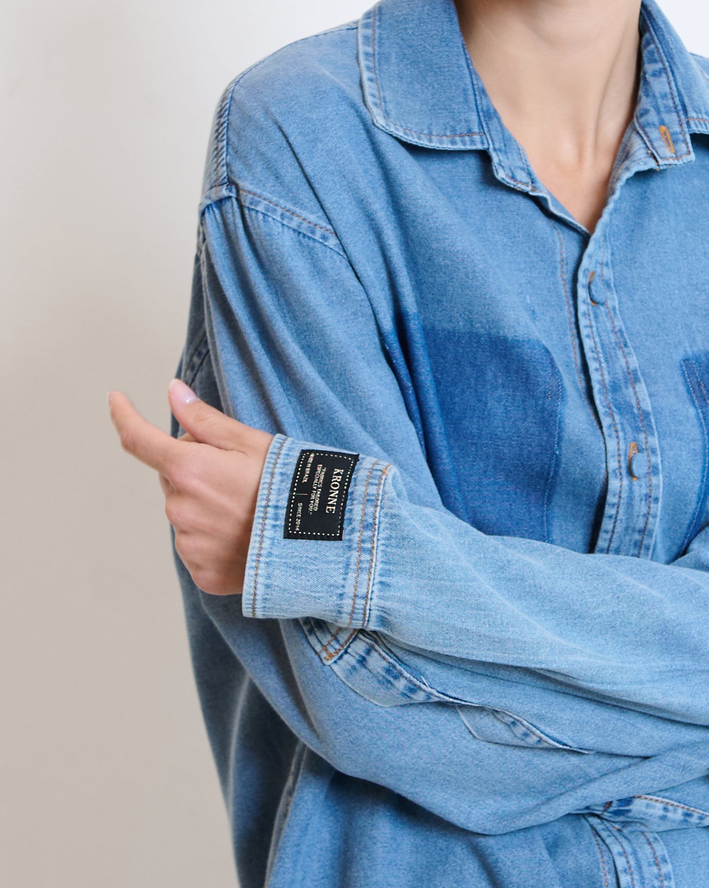 CAMISA OVER JEANS KRONNE