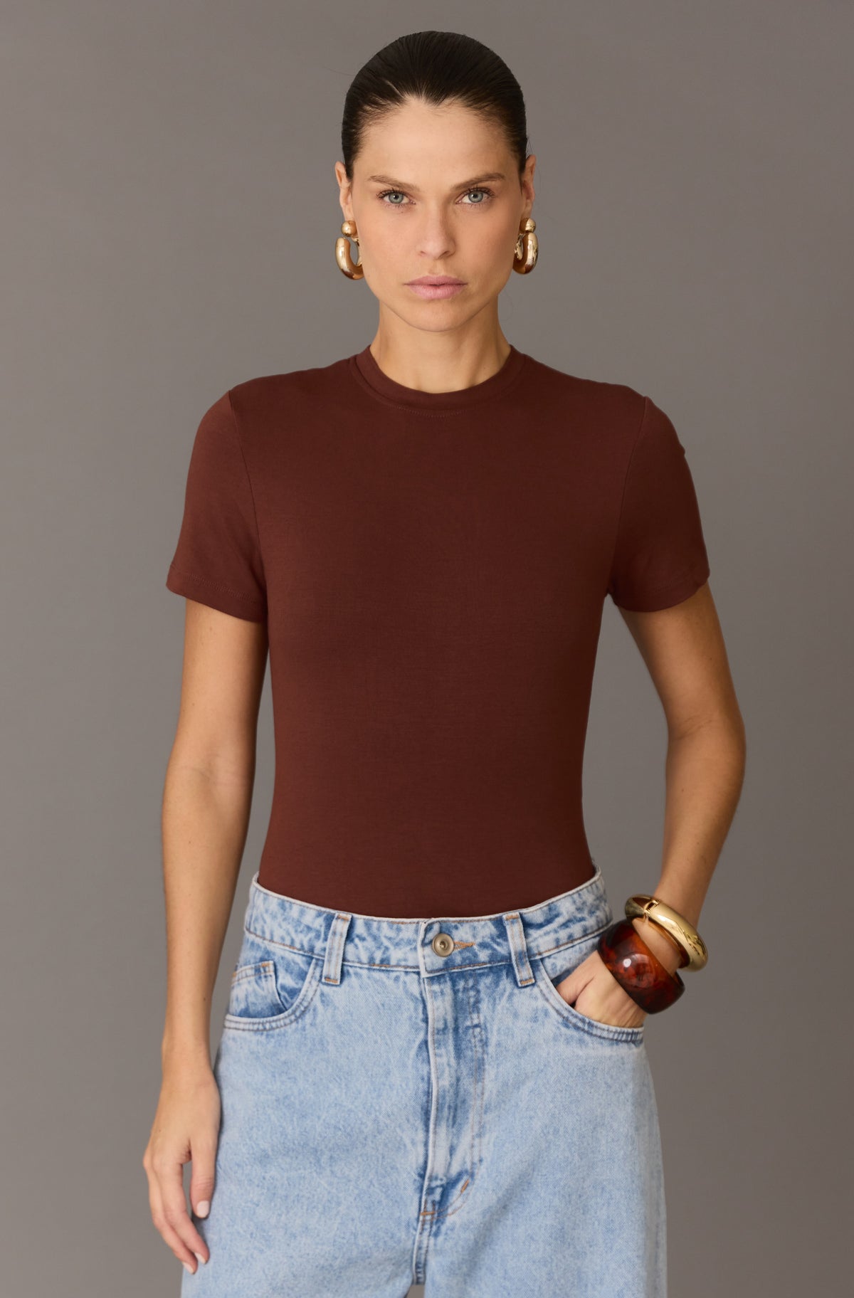 BODY MANGA BABY LOOK KRONNE