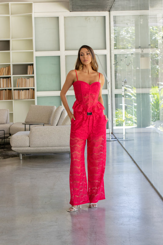 CORSELET DE RENDA KRONNE