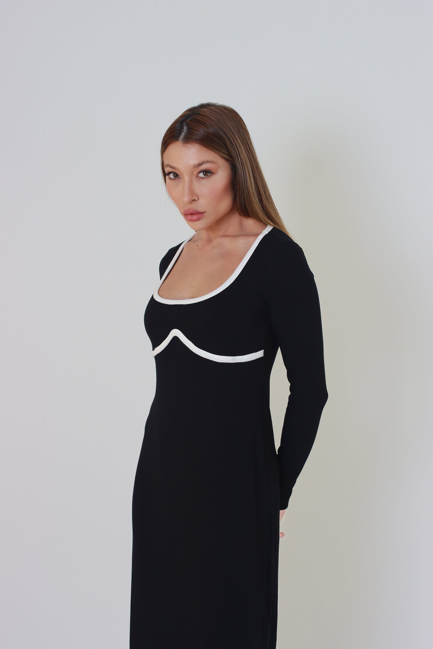 Vestido manga longa - Kronne