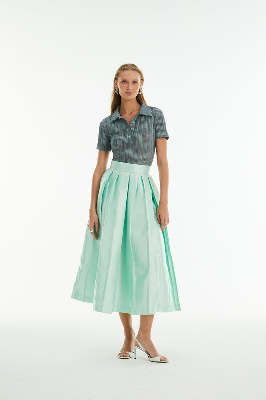 BLUSA GOLA POLO LUREX KRONNE