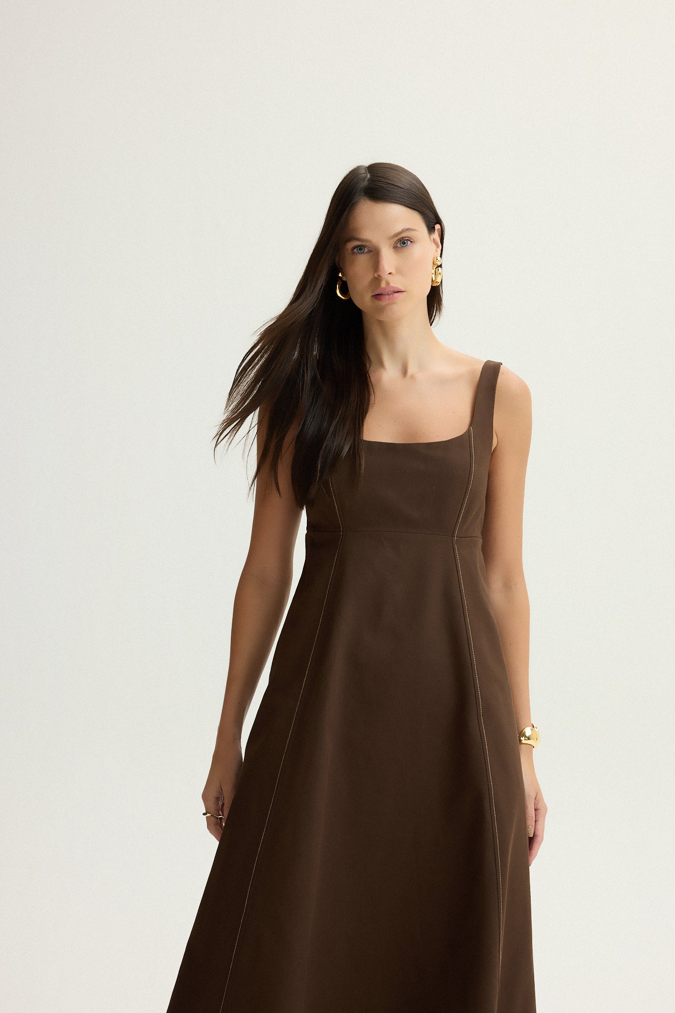 VESTIDO KRONNE MIDI NESGADO