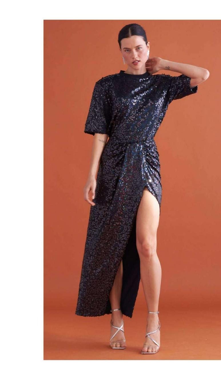 Sequin Skirt w/ Slit