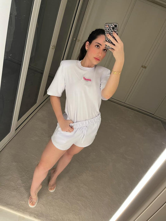 CONJUNTO T-SHIT OMBEIRA E SHORT KRONNE
