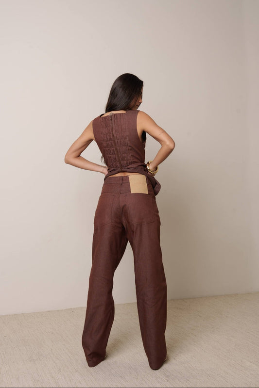 BLUSA PEPLUM COM LAPELA