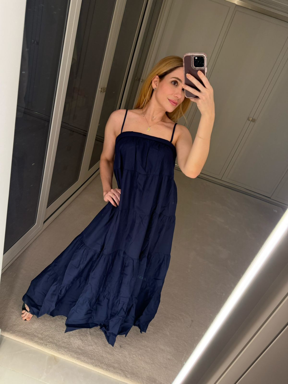 VESTIDO LONGO BABADO KRONNE