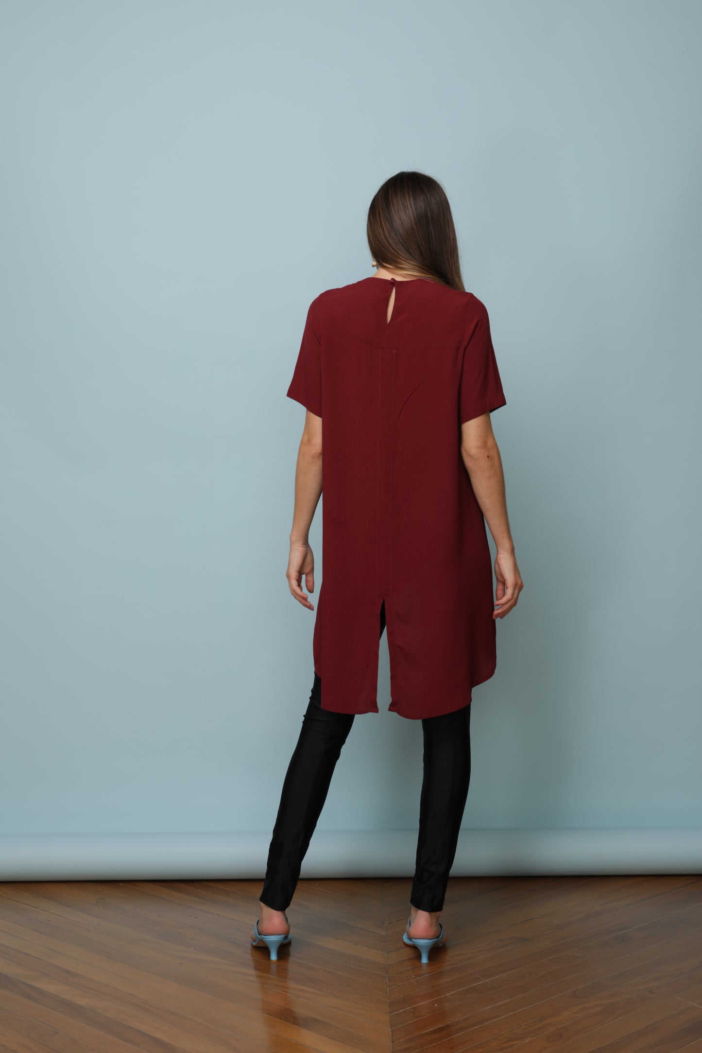 Blusa Manga Curta Mullet - Kronne