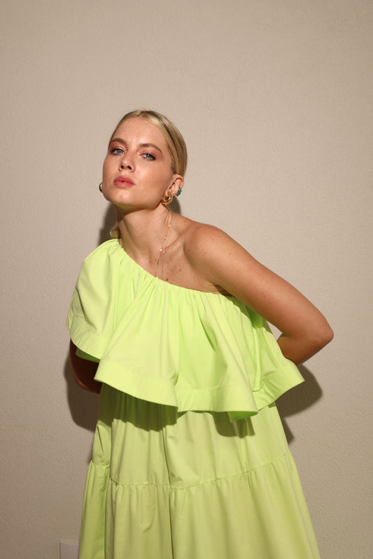 Vestido Ombro Unico - Kronne