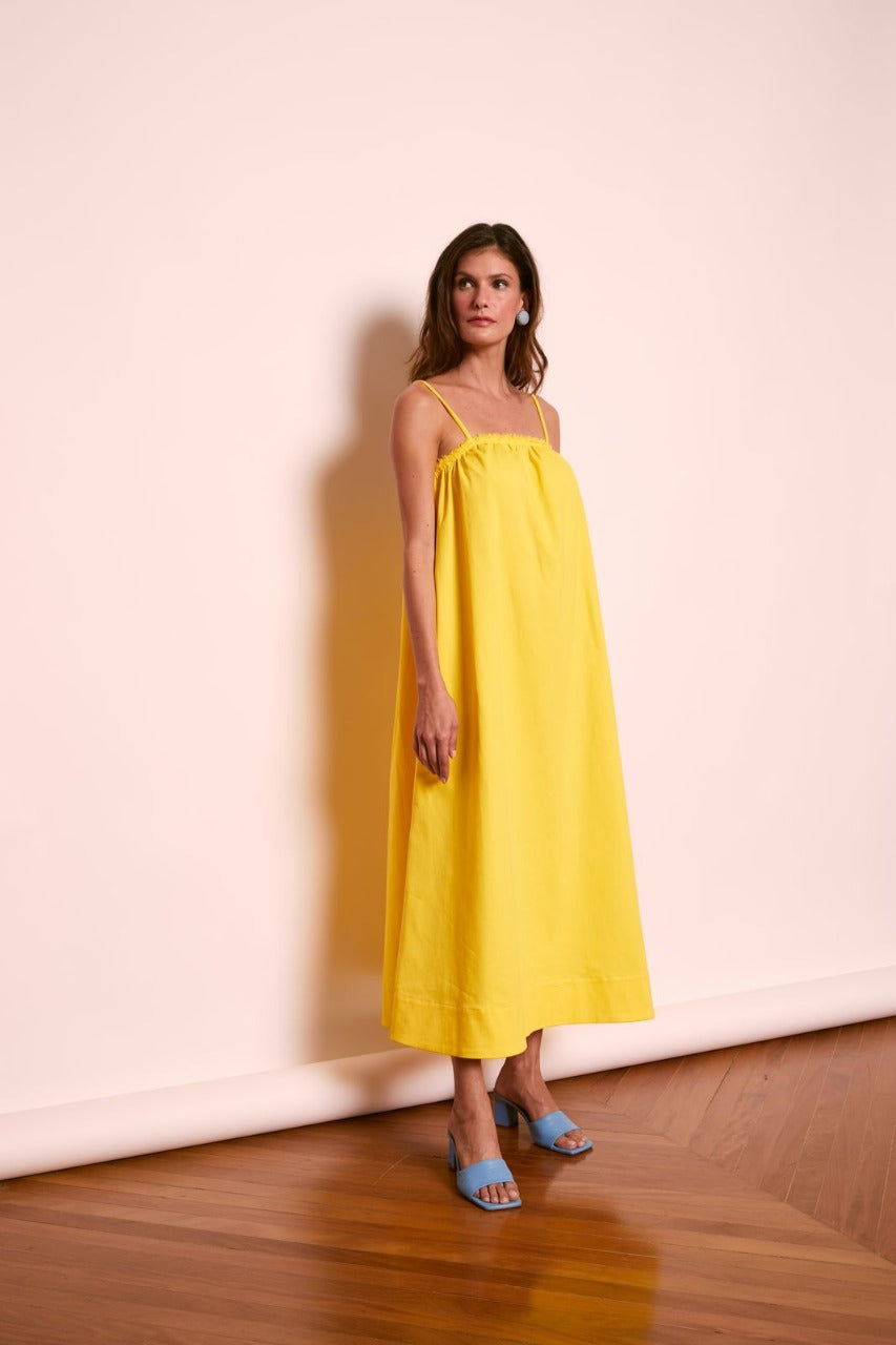 Vestido Longo Desfiado - Kronne