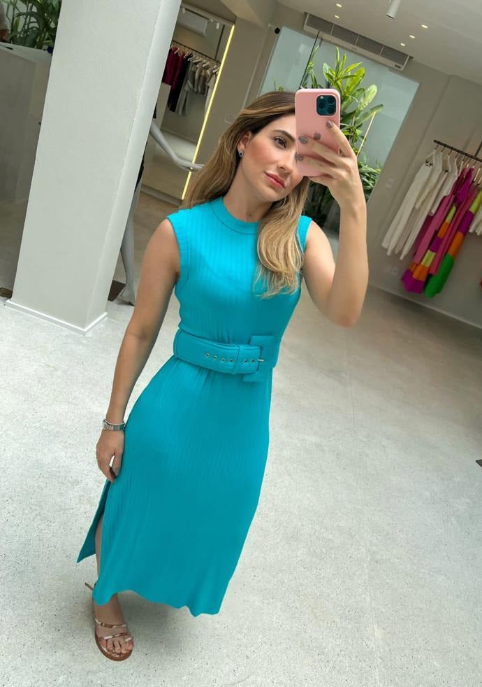 Tank Top Dress w/ Belt