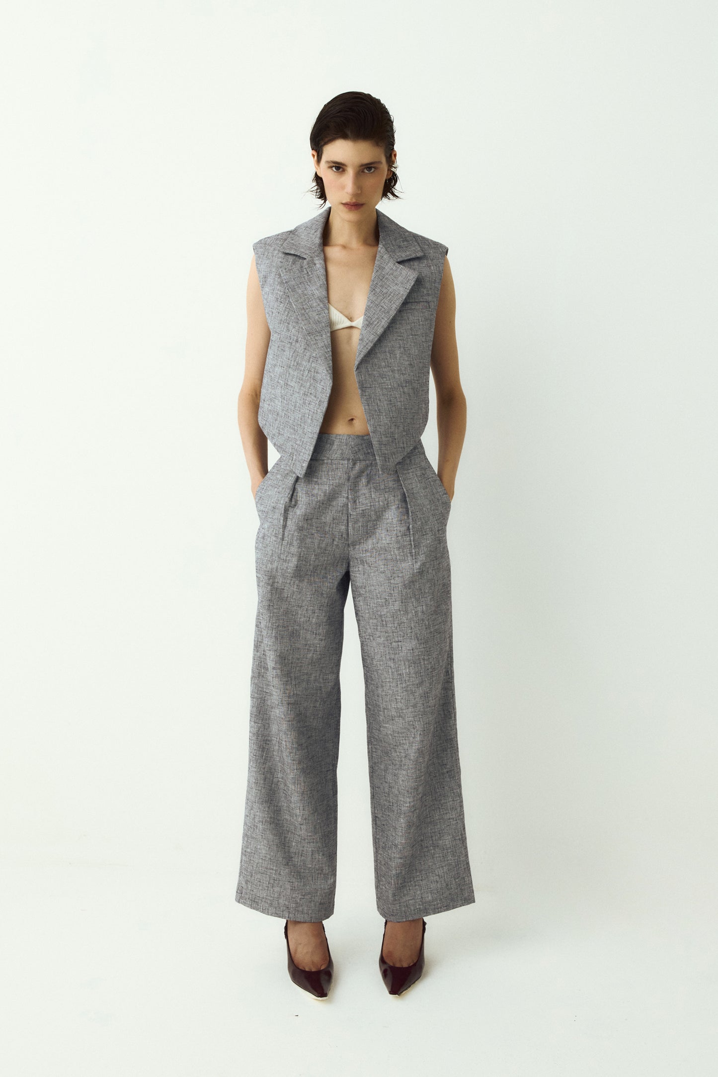 COLETE ALFAIATARIA KRONNE COM GOLA