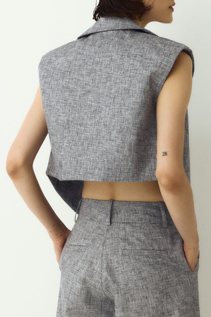 COLETE ALFAIATARIA KRONNE COM GOLA