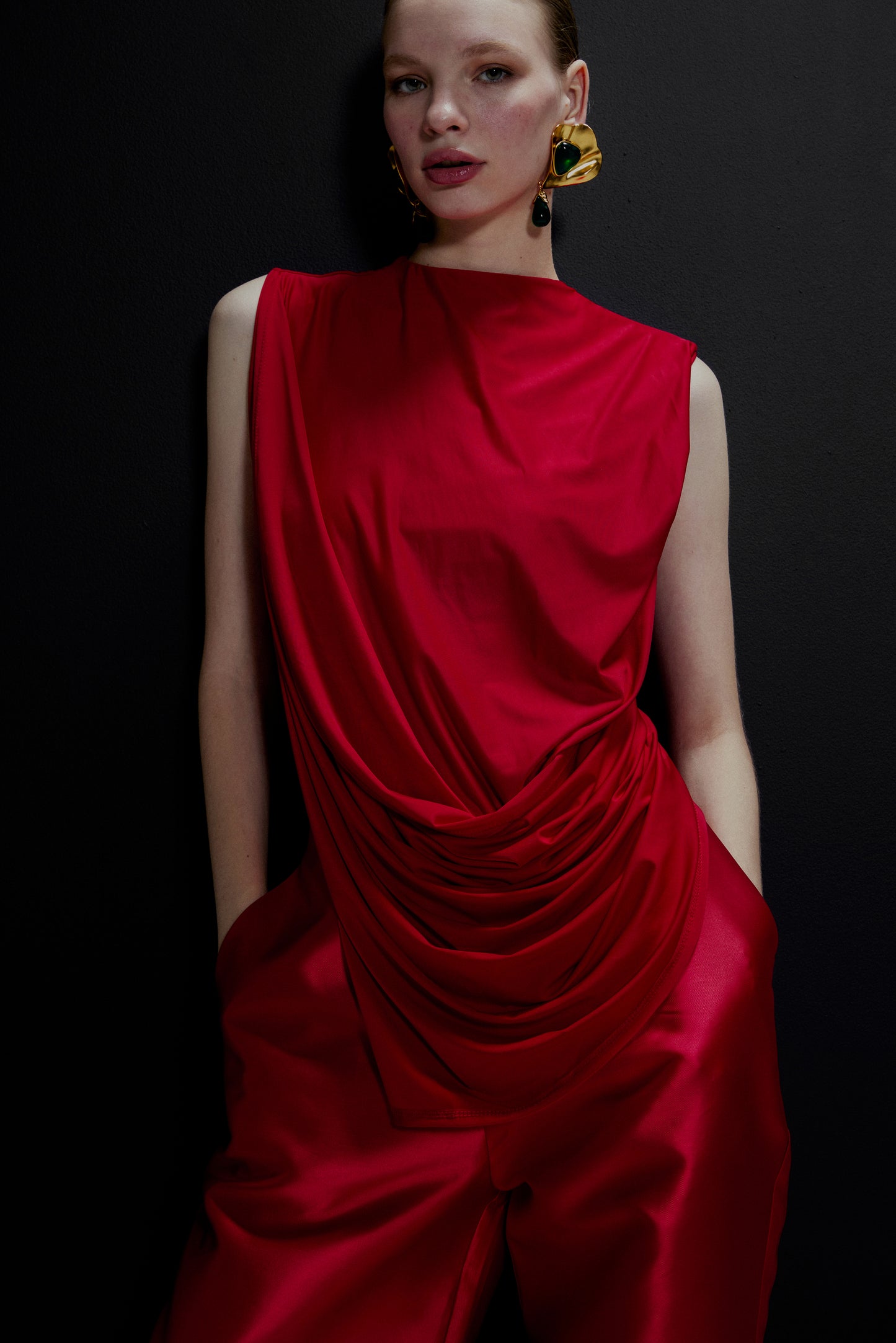 BLUSA DRAPEADA KRONNE