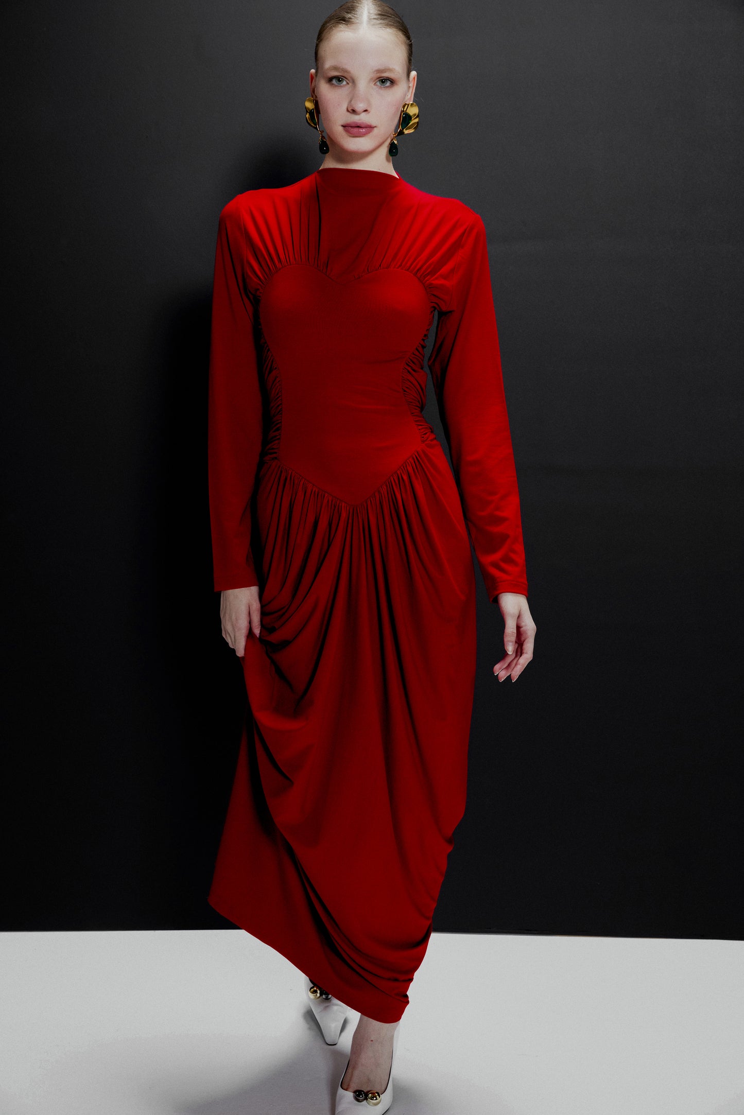 VESTIDO LONGO HEART KRONNE