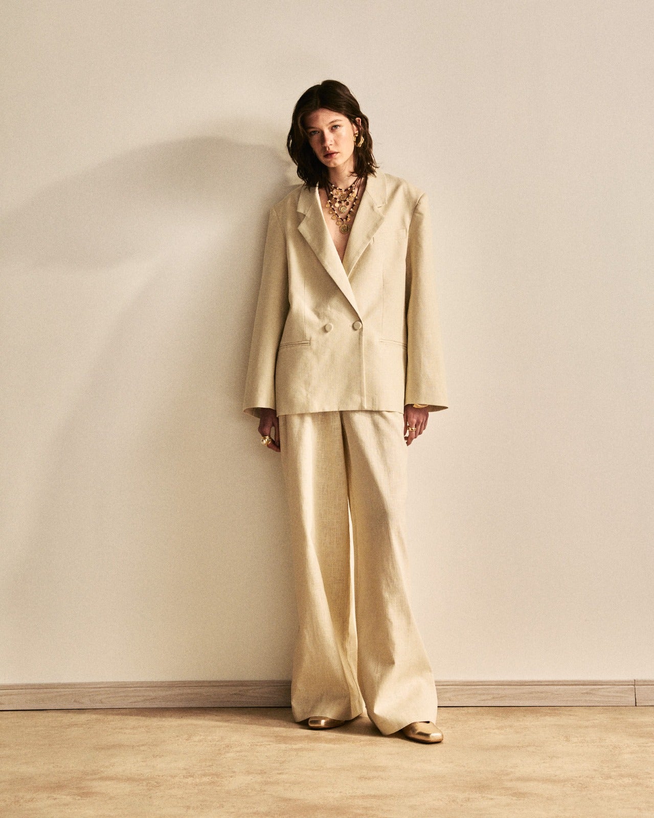 CALÇA ALFAIATARIA LINHO COM CÓS KRONNE