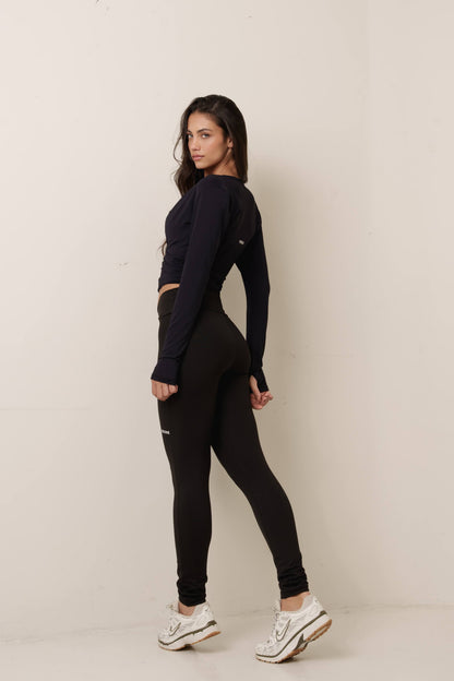 BLUSA CROPPED TRANSPASSADA ESPORTIVA KRONNE