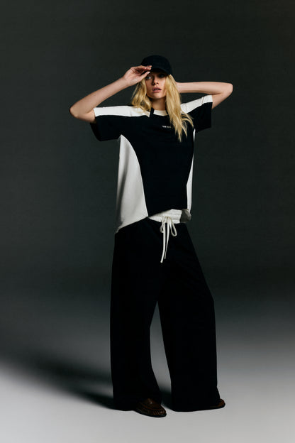 CONJUNTO BLUSA T-SHIRT + CALÇA P&B