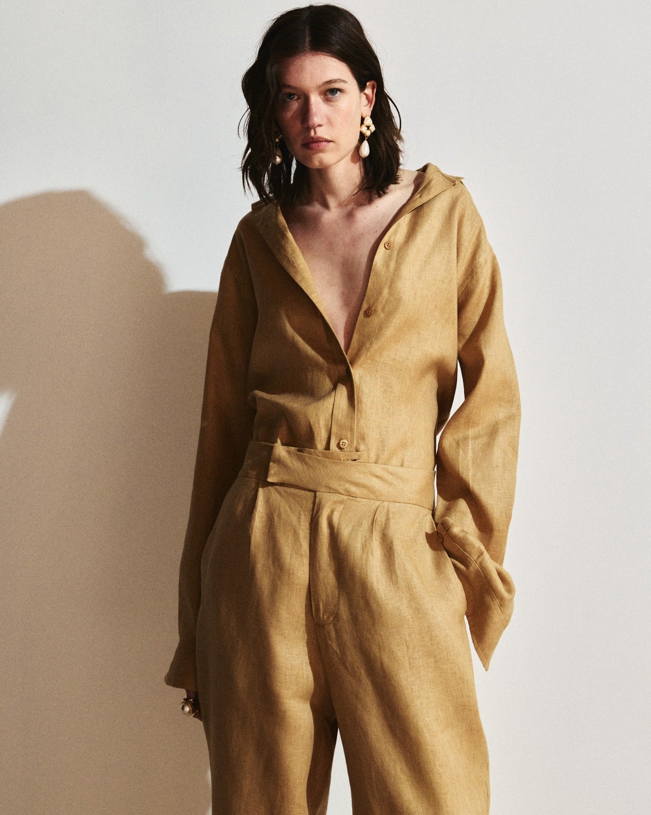 CAMISA BOTÕES CLÁSSICA LINHO KRONNE