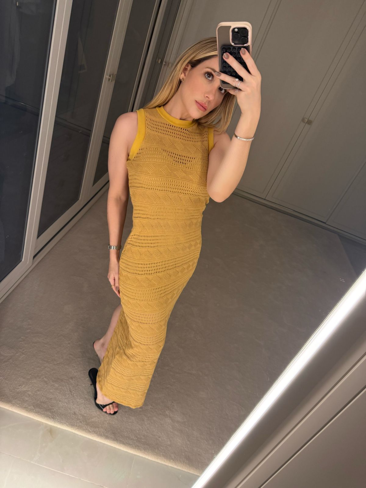 VESTIDO TUBINHO LONGO TRICÔ KRONNE