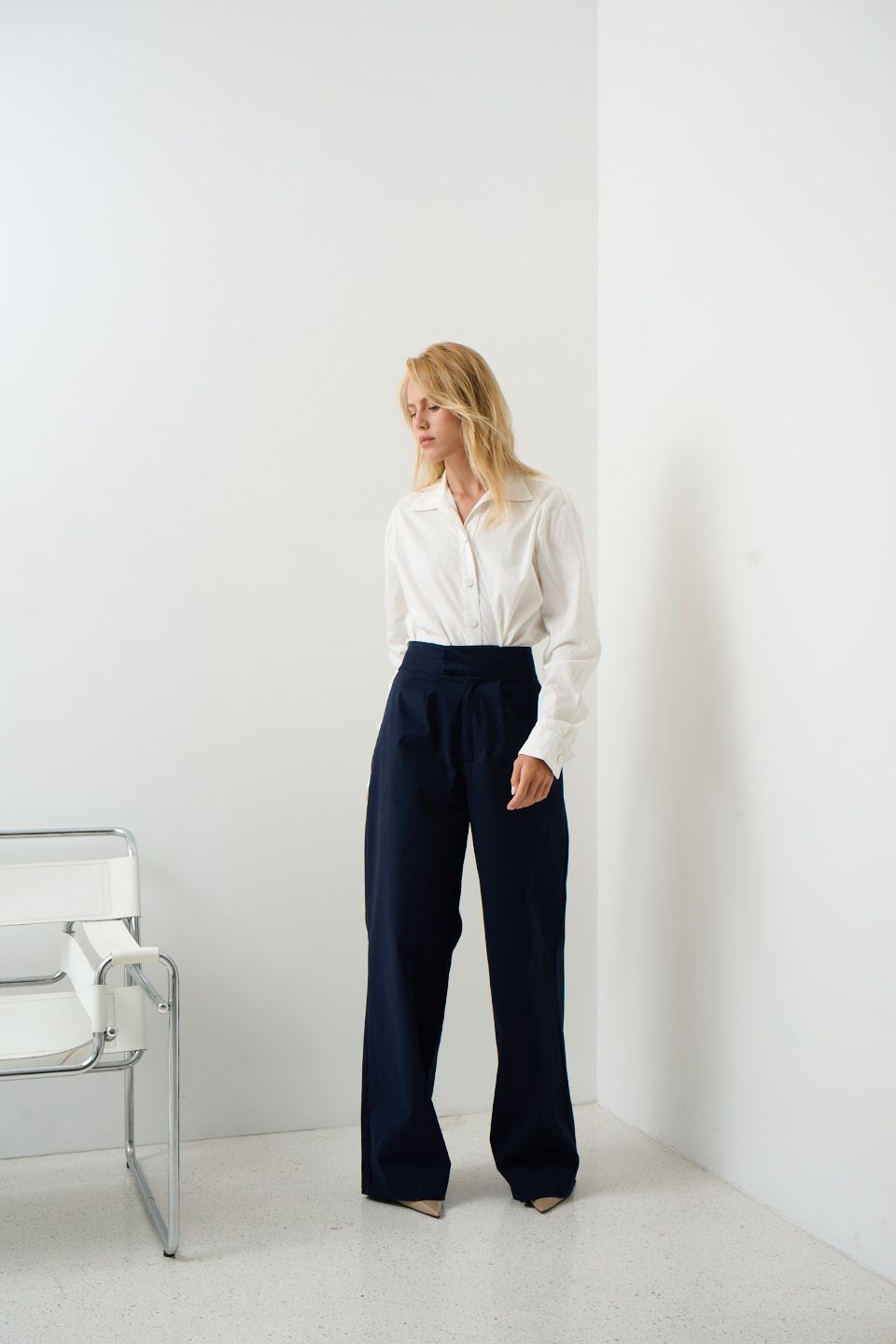CALÇA ALFAIATARIA COM PREGAS