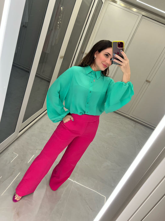 tailored straight pants