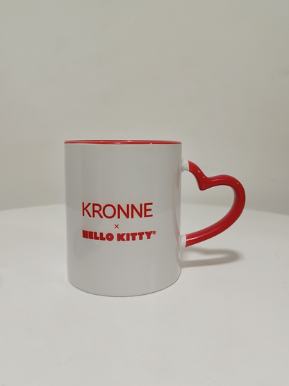 Caneca Kronne + Hello Kitty coração