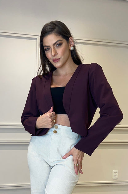 BLAZER CURTO MANGA LONGA KRONNE